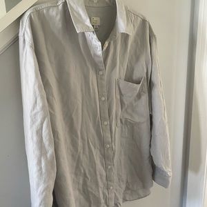 Womens button down shirt